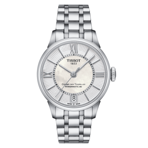 Tissot Chemin Des Tourelles Powermatic 80 32 Stainless Steel / MOP / Bracelet